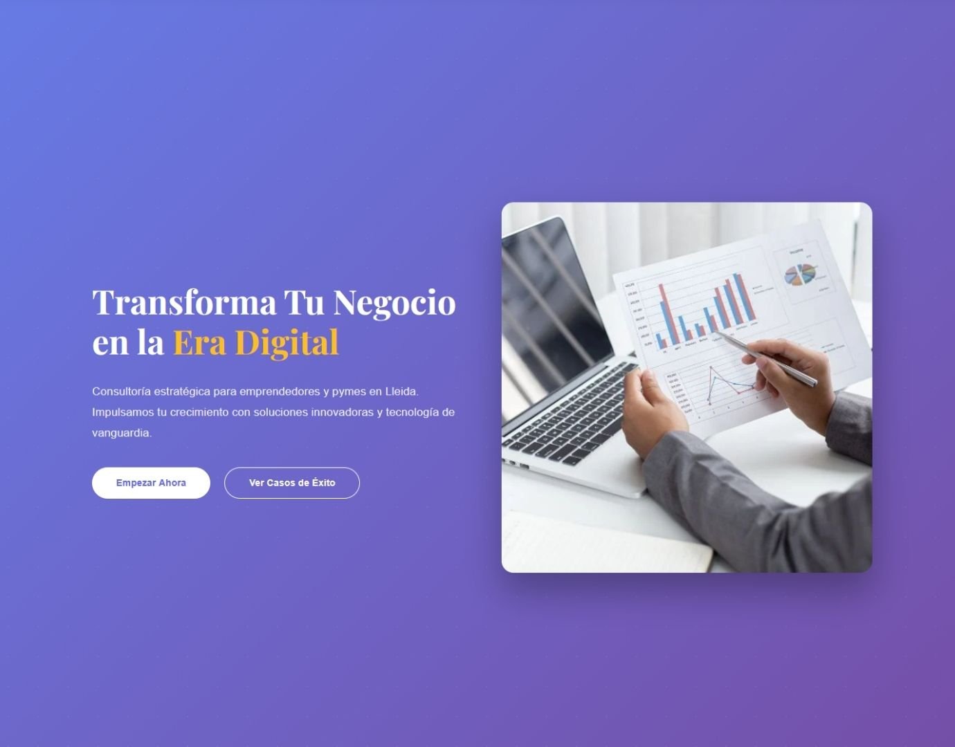 Consultoría Estratégica - Landing page
